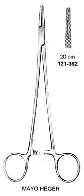 Needle Holder, Mayo-Heger